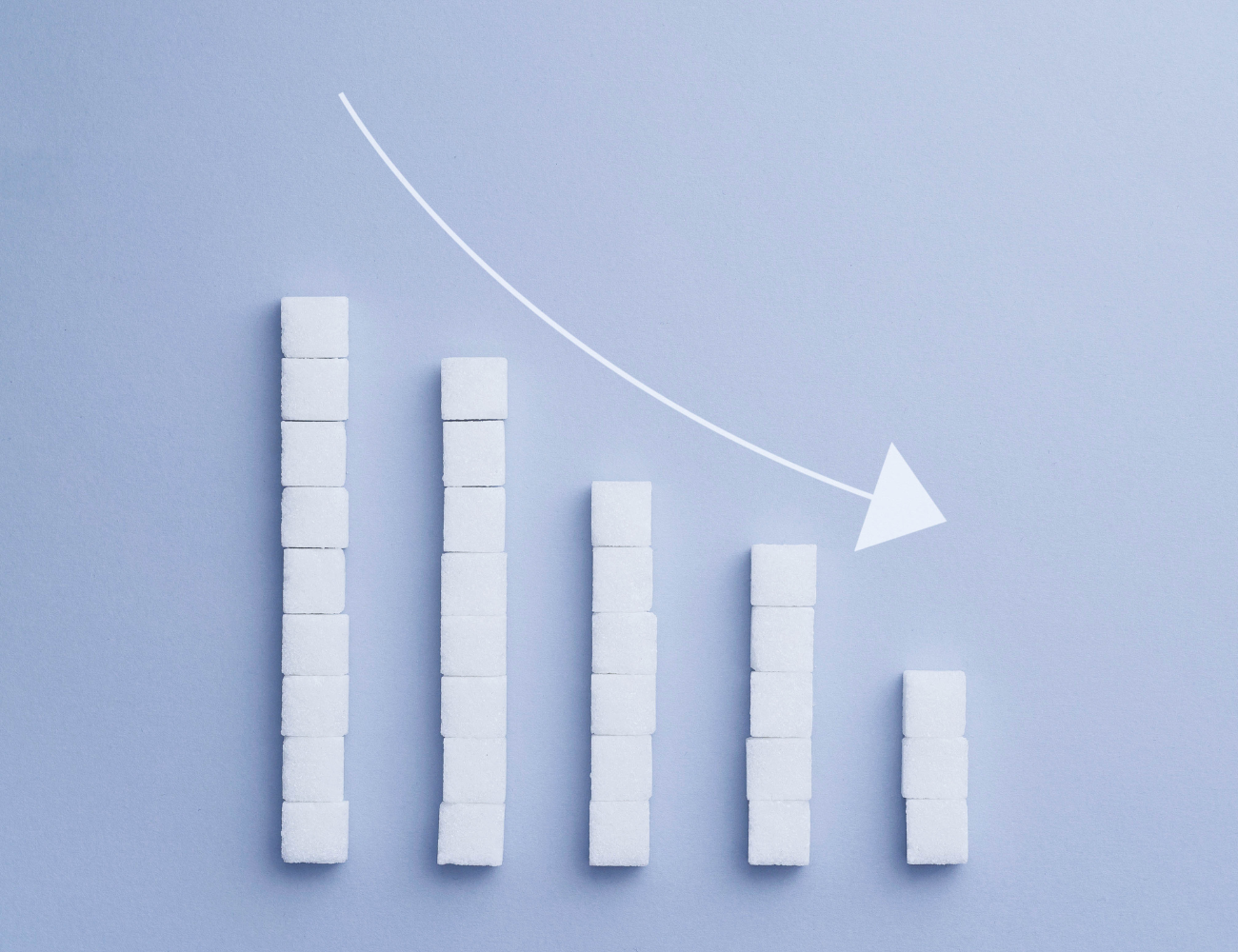 A graph that represents the decline in lower level apprenticeships.