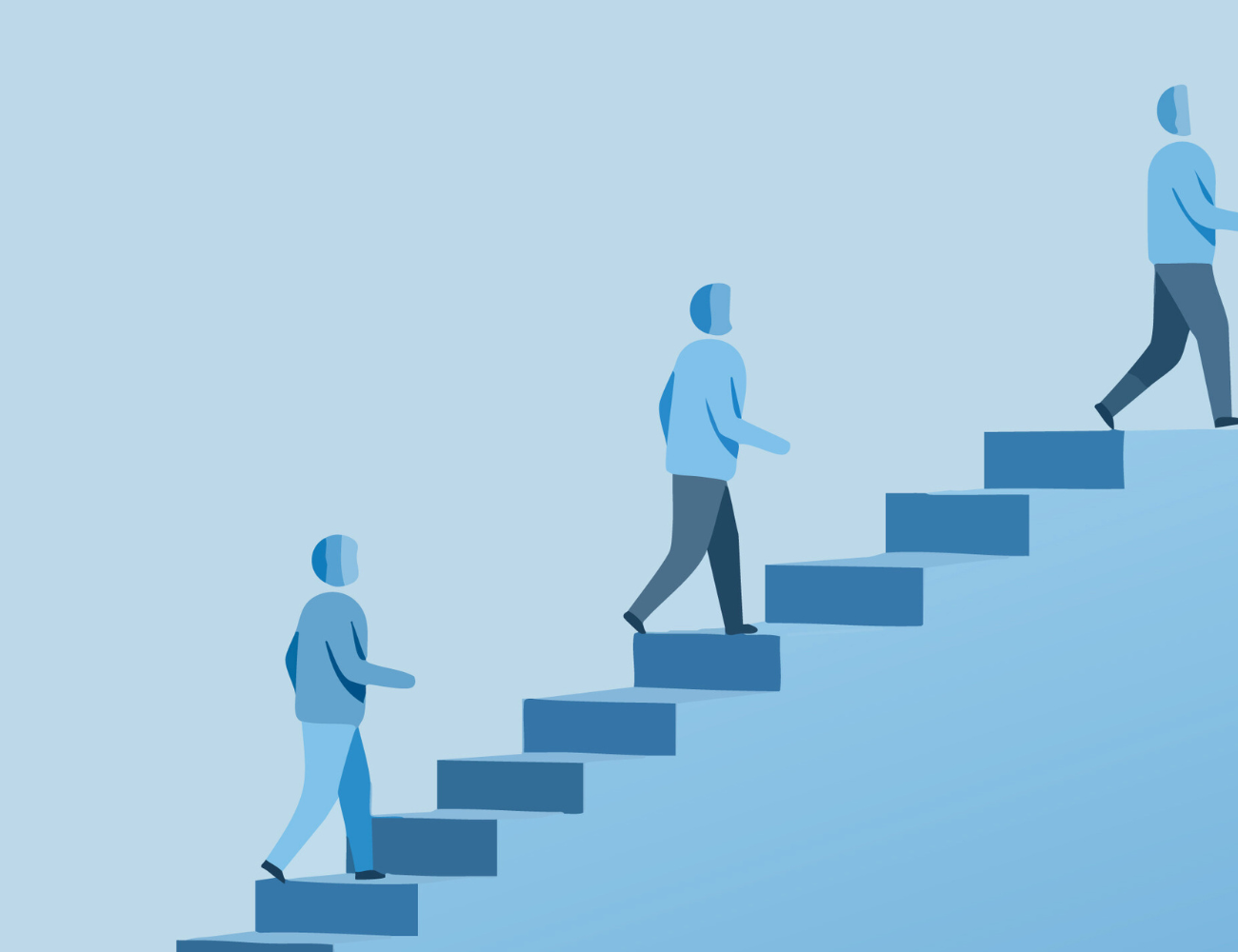 Visual roadmap of alternative career paths beyond entry-level roles